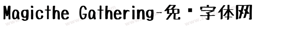 Magicthe Gathering字体转换
